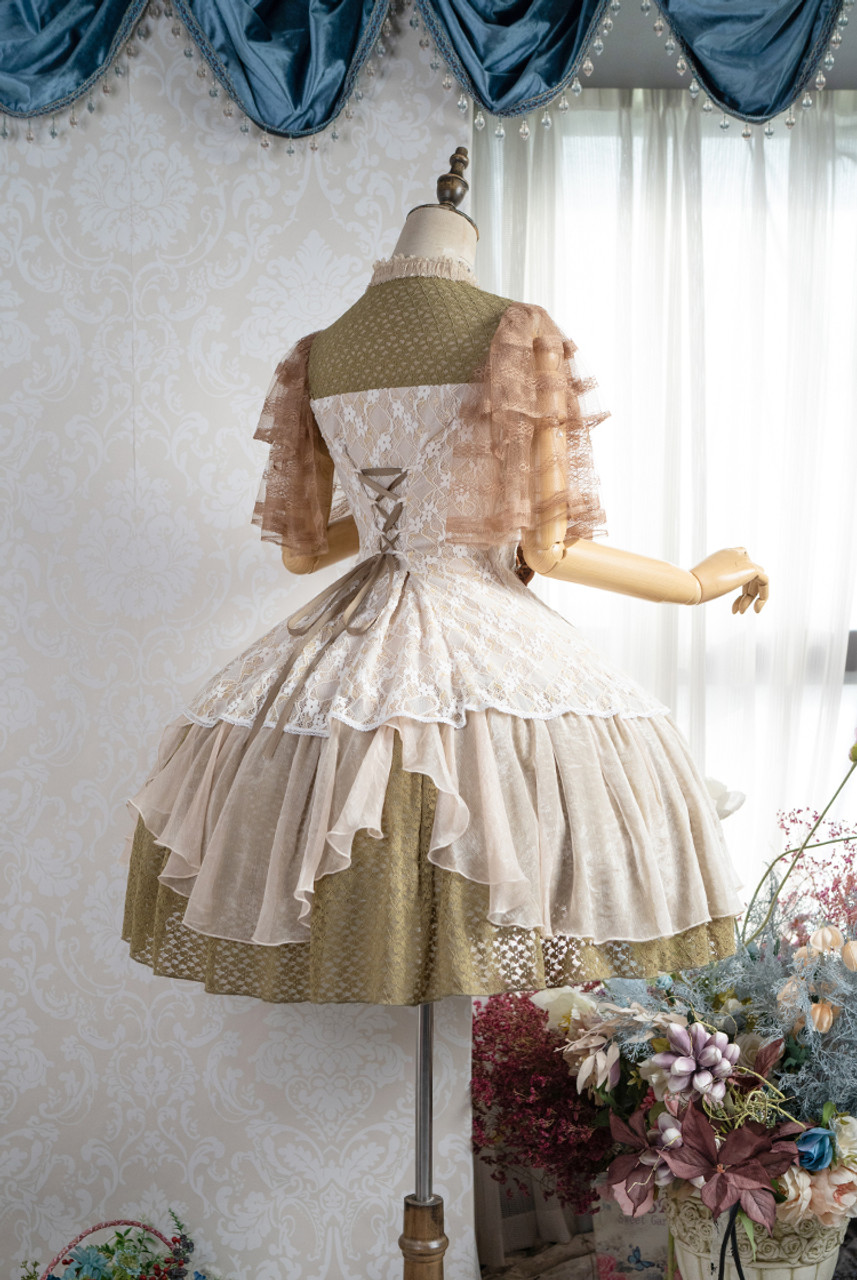 Fragrance of Narcissus, New Chinese Fashion Style Qi Lolita Short