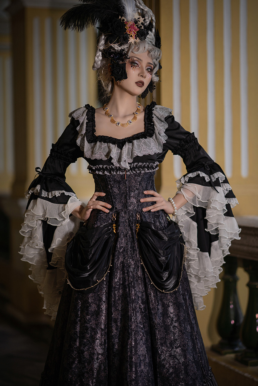 【BAROQUE】ALL OF THE LOVE,ALL OF THE DREA Ten O Clock Cinderella, Elegant Rococo Lolita Fashion Floral