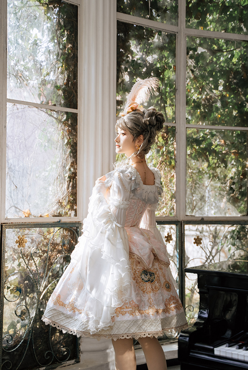 Ten O Clock Cinderella, Elegant Rococo Lolita Fashion Floral