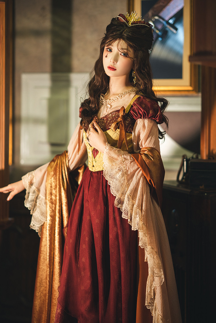 モア Costume Victorian Hair Pieces Medieval Hair Accessories Pic