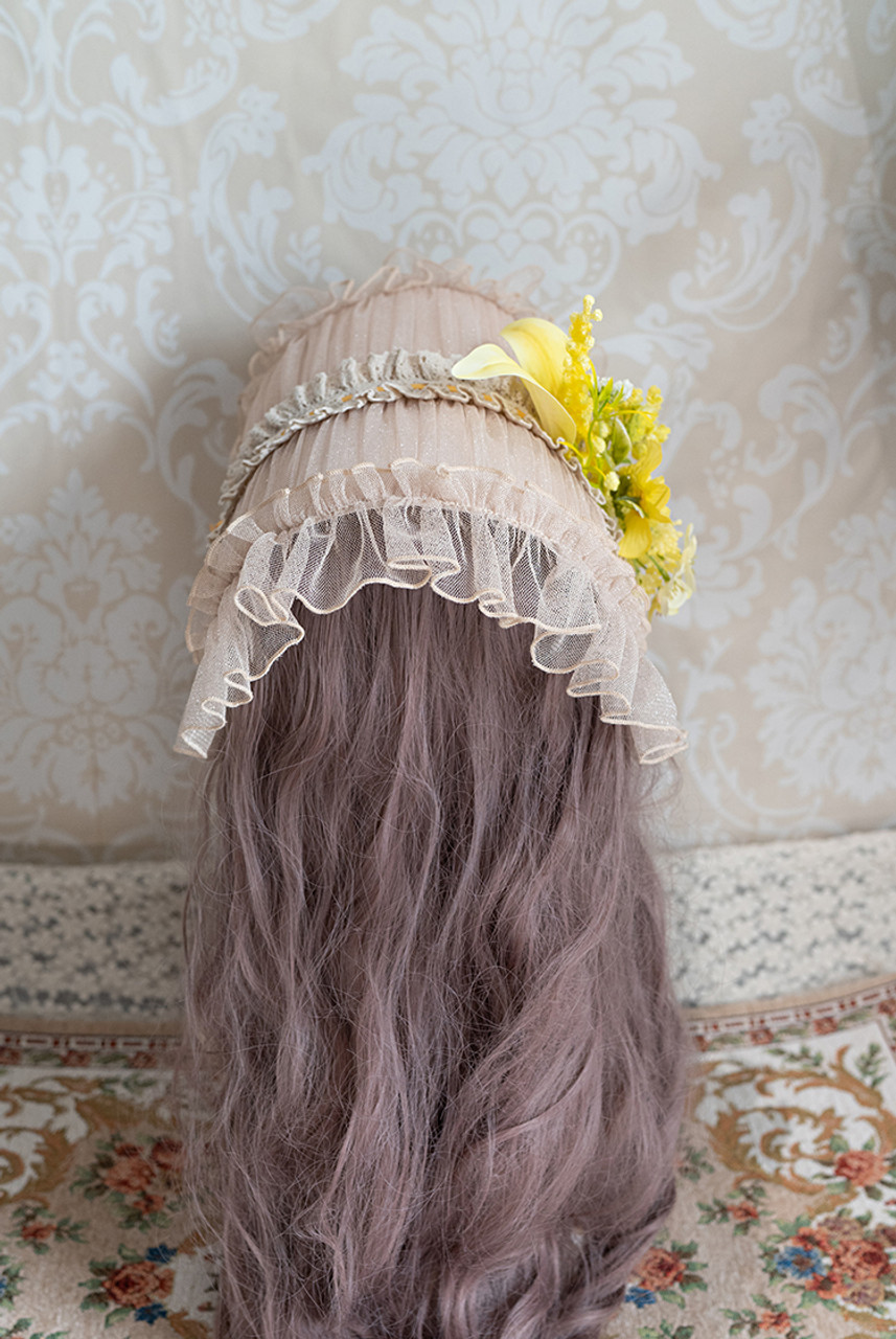 Creamy Beans, Classic Lolita Elegant Handmade Ivory
