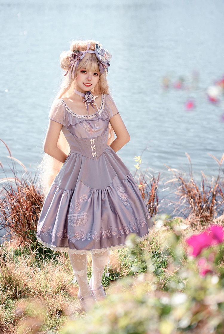 Casual Lolita Outfits Lily Primrose, Elegant Classic Lolita