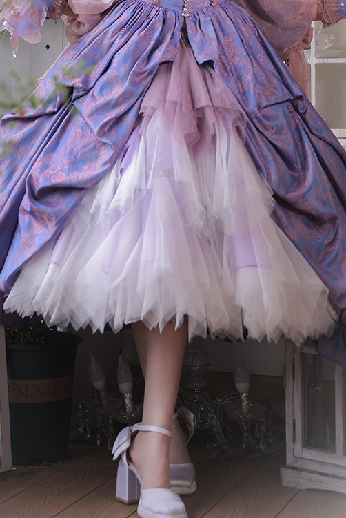 Ꮋer lip to Loved one Tulle Skirt 【S】 Constant Love® Midi Long Grey Tulle Skirt - Bridal Skirt Bridal