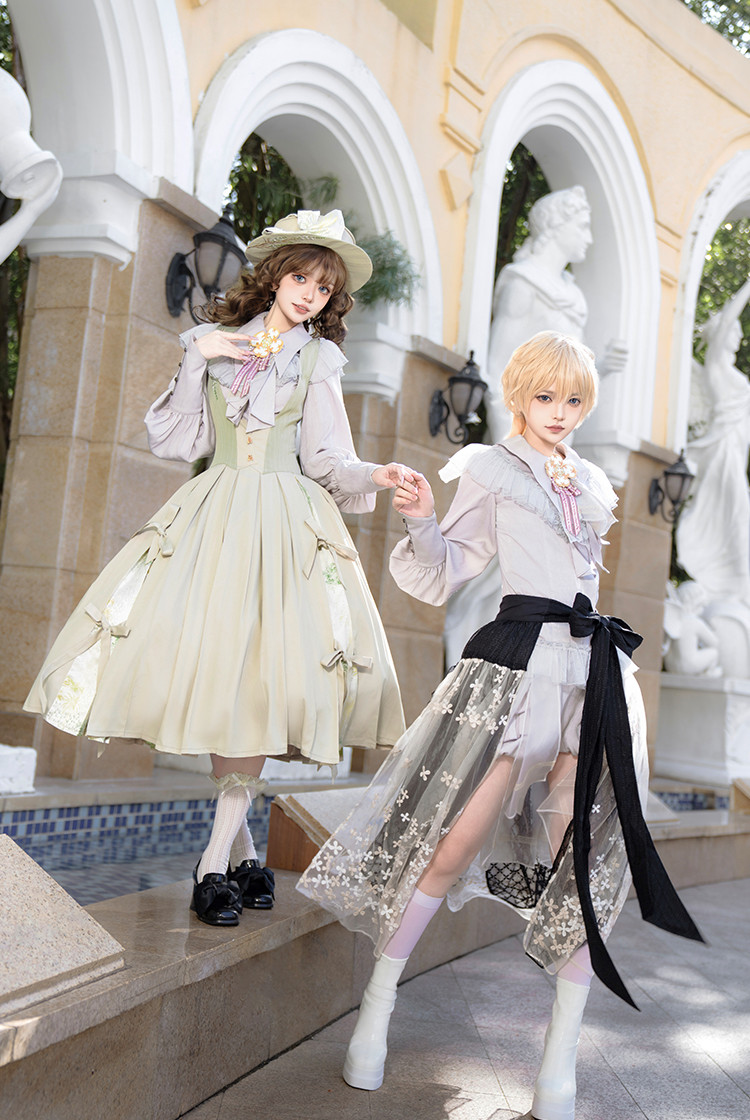 Gomphostigma Virgatum, Classic Lolita Fashion Semi Transparent