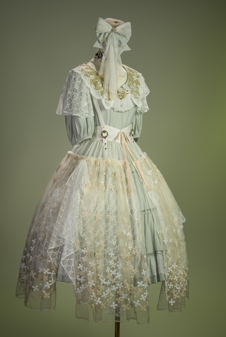 Cloud Souffle, Elegant Classic Lolita Fashion Hair Bow Handmade