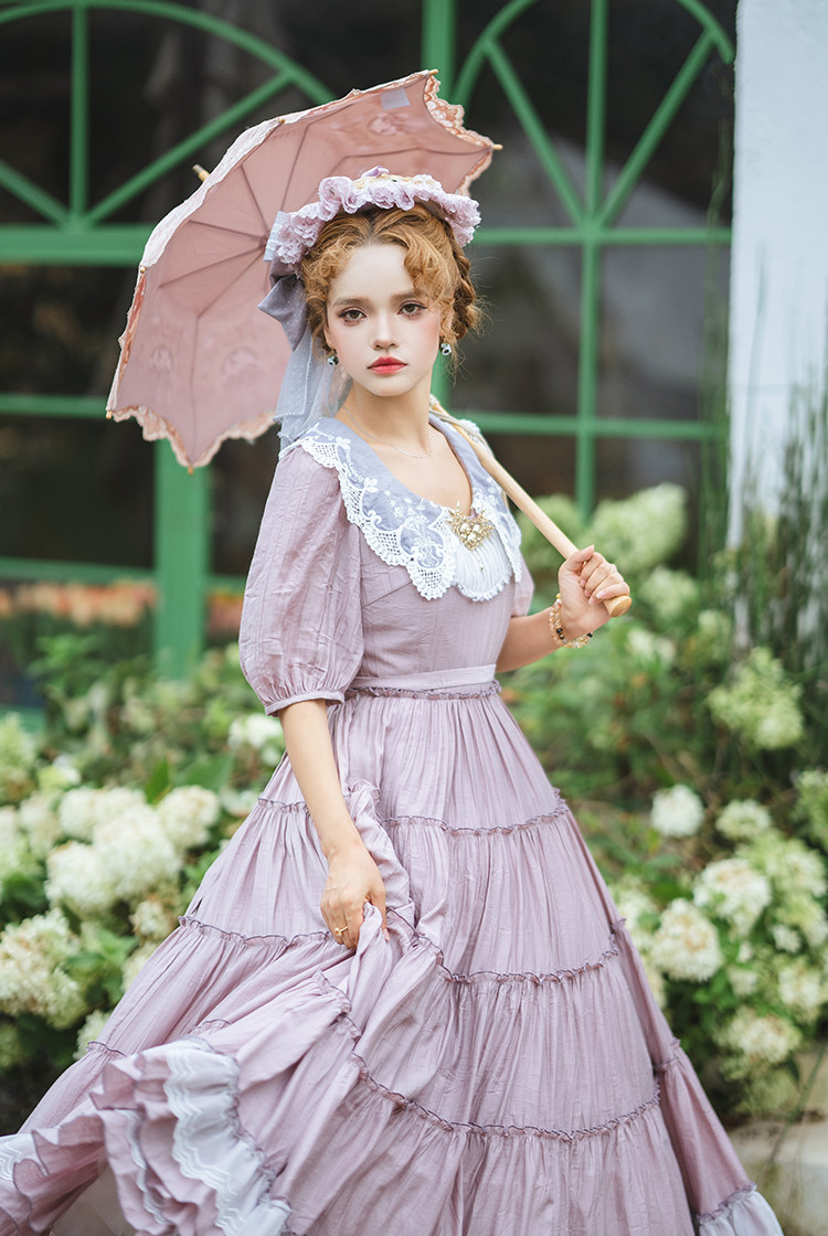 Cloud Souffle, Classic Lolita Fashion Elegant Chic Embroidery