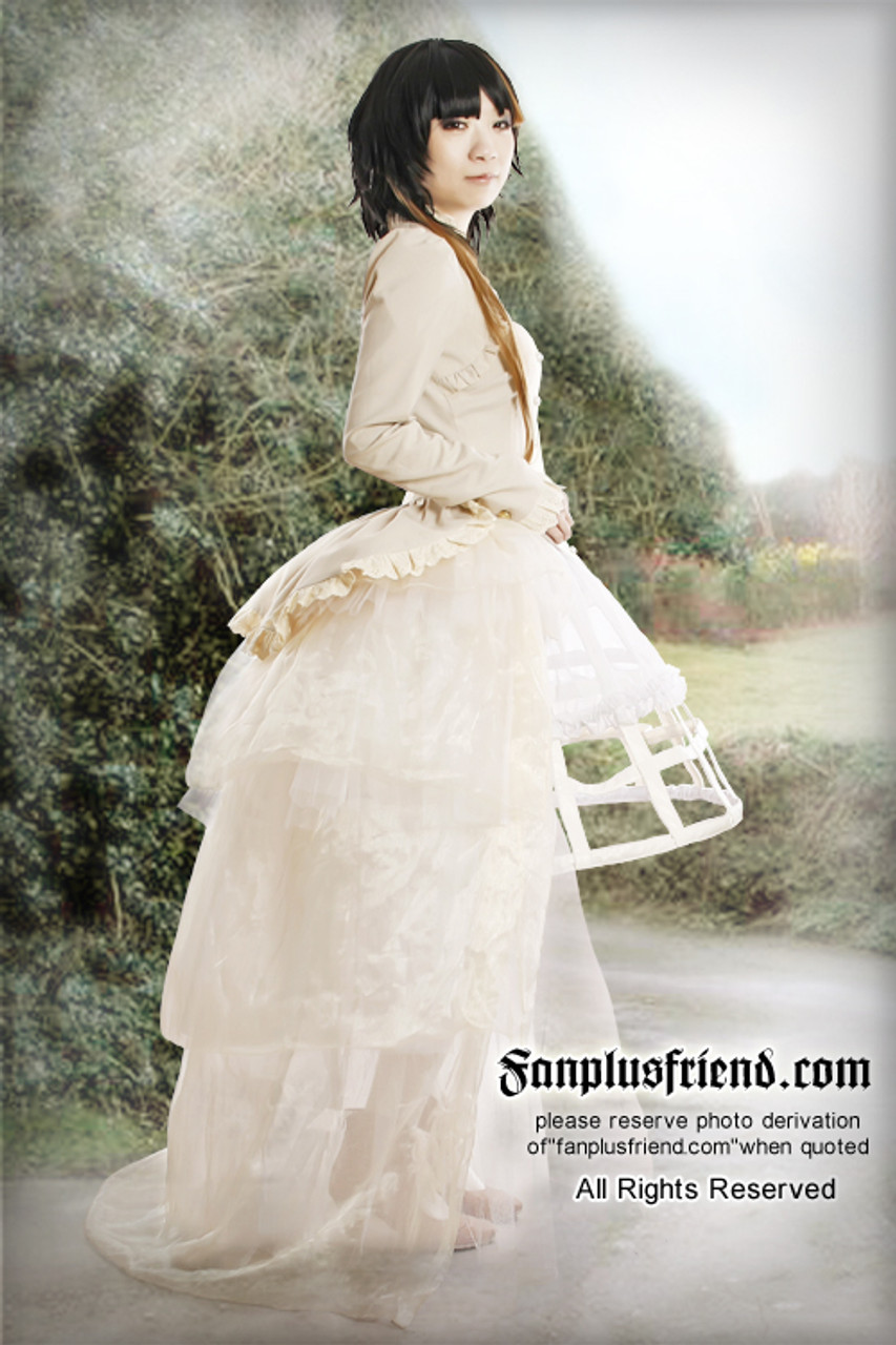 Visual Kei/Punk Lolita Puffy Gauze Bustle Pannier*Ankle Length