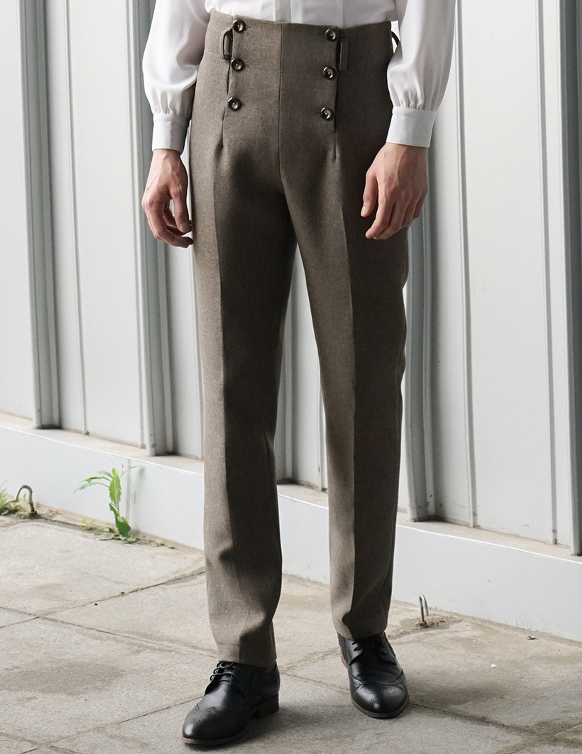 Elegant Gothic Aristocrat Dandy Steampunk Fake Leather Short Spats for Man