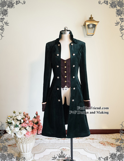 Front View (dark green + deep brown Ver.)