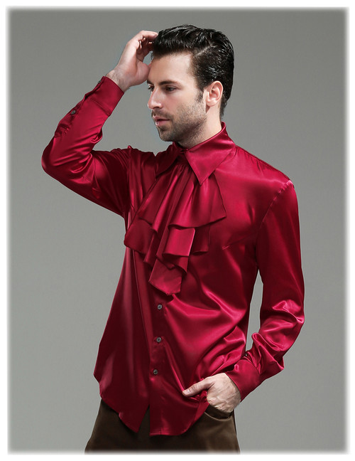 Burgundy Pickwick Silk Cravat main image 0