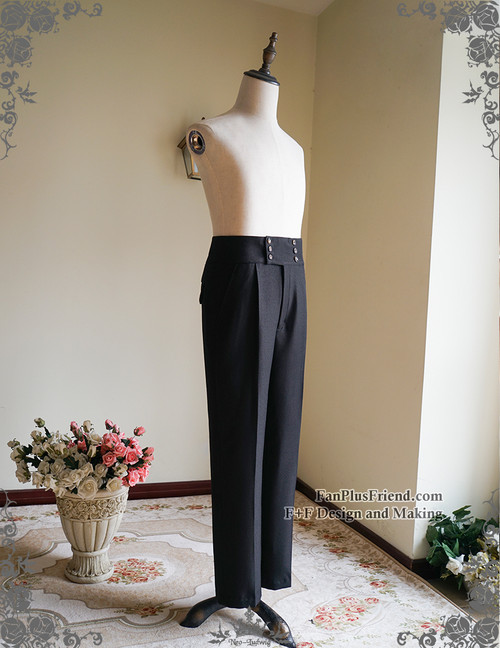 mens high waisted dress pants