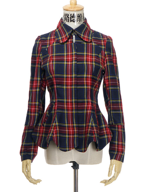 Steampunk Women's Jackets Bolero Shrug Going Out Tops* Ivory Red Blue Plaid