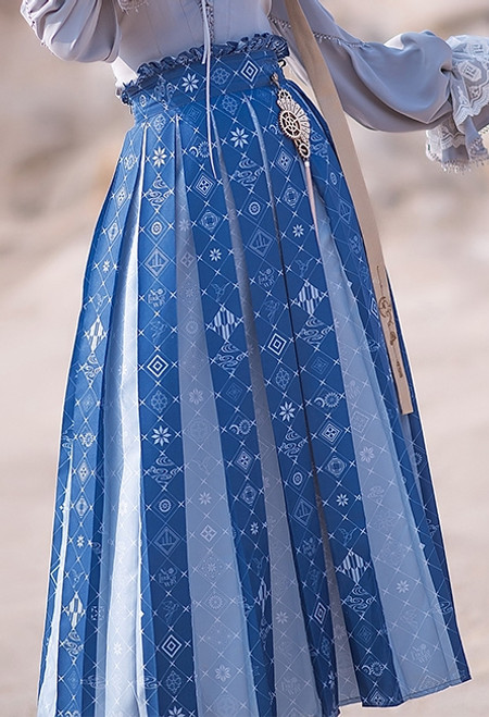Lakshmi, Ancient Indian Goddess Style Corset Waist Front Open Maxi  Overskirt Deluxe Skirt Piece