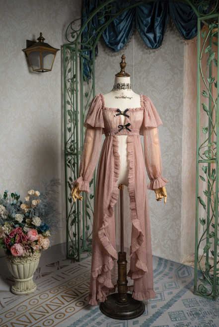 Under the Rose, Classic Lolita Square Neck Empire Waist Long Sleeves ...