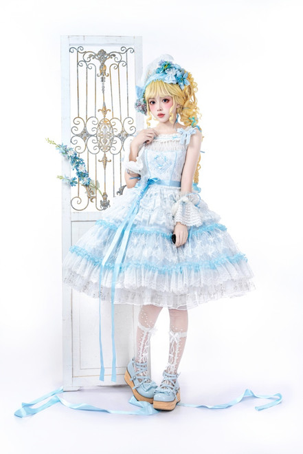 Model Show (White + Blue Ver.)
(hairband: P00819, dress: DR00345S)
*other items in picture, NOT for sale.