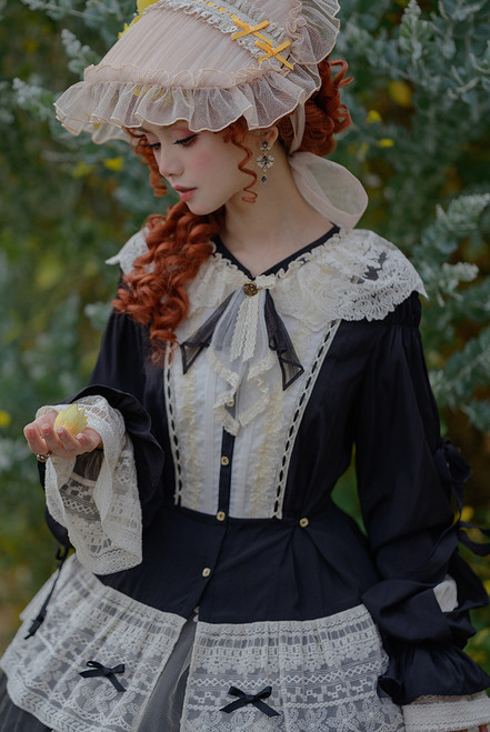 Model Show (Black Ver.)
(bonnet: P00798, overskirt: P00829, skirt: SP00250)
*other items in picture, NOT for sale.