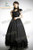 SOLD OUT: Elegant Gothic Double Corset Lacing-up Tiered Bustle Scallop Bottom Long Dress/JSK