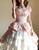 New Romantic Rococo Lolita Victorian Palatial Retro Collar & Sleeves Two-Way Plump Bustle Dress