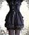 Gothic Lolita Elastic Waistband Tiered Bustle Ruffle Bloomers Summer Shorts White Black