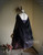 Back View when Sash be worn as cape (Pale Purple + Black Chiffon Ver.)
(birdcage petticoat: UN00027)