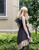 Vintage Gothic Fashion Midi Dress Womens Ethereal Summer Dress