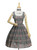 Front View w/o apron (Sage Green Plaid Ver.)
(petticoat: UN00019)