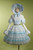 Coordinate Show (White + Blue Ver.)
(bonnet: P00813, dress: DR00346S)
*petticoat underneath, NOT for sale.