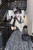 Model Show (Black + Grey Ribbon Ver.)
(dress: DR00350, cape: P00822, brooch: P00833)
*other items in picture, NOT for sale.