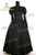 SOLD OUT: Elegant Gothic Severe High Collar Thick Floor length Dress
