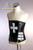 Elegant Gothic Over Bust Steel Boned PU Leather Cross Corset
