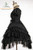 SOLD OUT: Pirate Lolita Bias Tiered Frill Trimmings Dress&Hair Dress