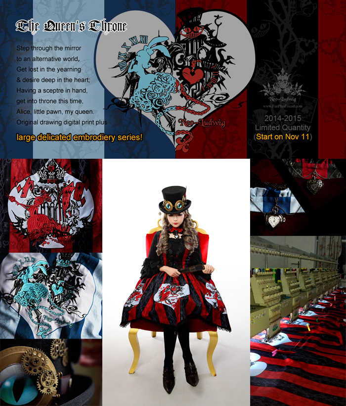 Preview Our Next Arrival Of 14 Limited Quantity The Queen S Throne Alice Steampunk Series Fanplusfriend