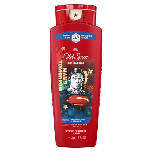 Old Spice Body Wash for Men, 24/7 Shower Fresh, Superman, 16 Oz
front