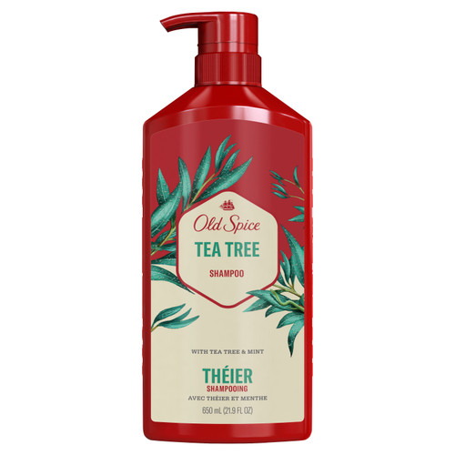 Old Spice Tea Tree Shampoo for Men front