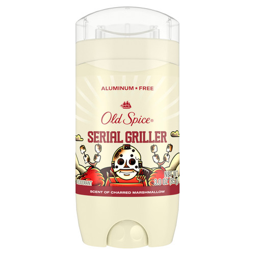 Old Spice Men's Deodorant, Serial Griller, Aluminum Free  front