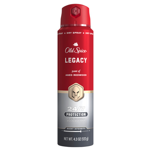 Old Spice Red Collection Antiperspirant Spray for Men, Legacy Scent front