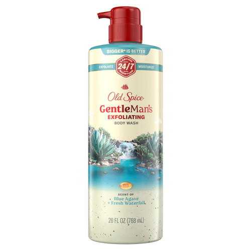 Old Spice Body Wash, Blue Agave + Fresh Waterfall front