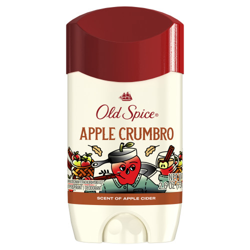 Old Spice Men's Antiperspirant, Apple Crumbro, 2.6oz front