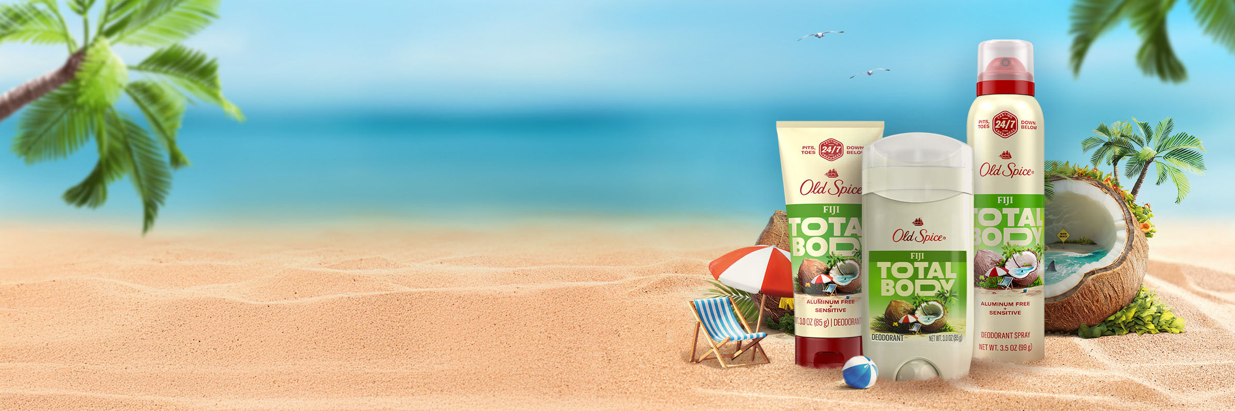  Choose the 24/7 total body freshness* of fiji