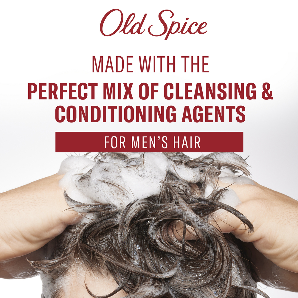 2 BENEFITS, ONE BOTTLE: Old Spice Swagger 2in1 conditions and cleanses for legendary freshness from start to finish