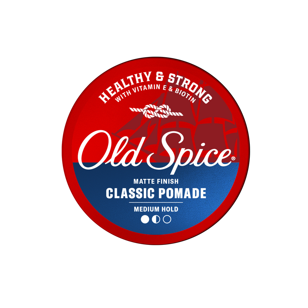 Old Spice Classic Pomade, Medium Hold, Low Shine, 2.22 Oz
