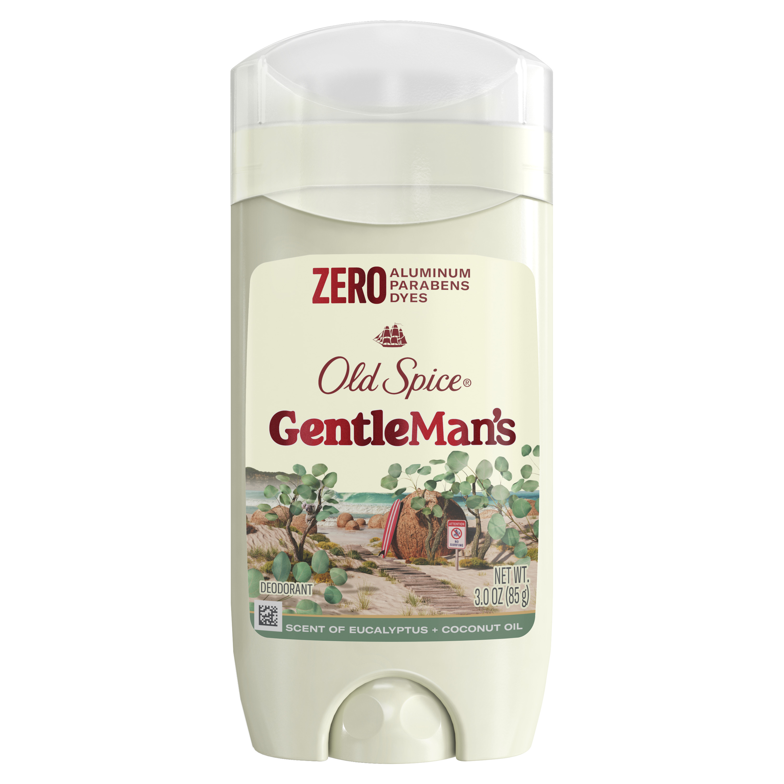Old Spice GentleMan's Deodorant with Eucalyptus and Coconut Oil front