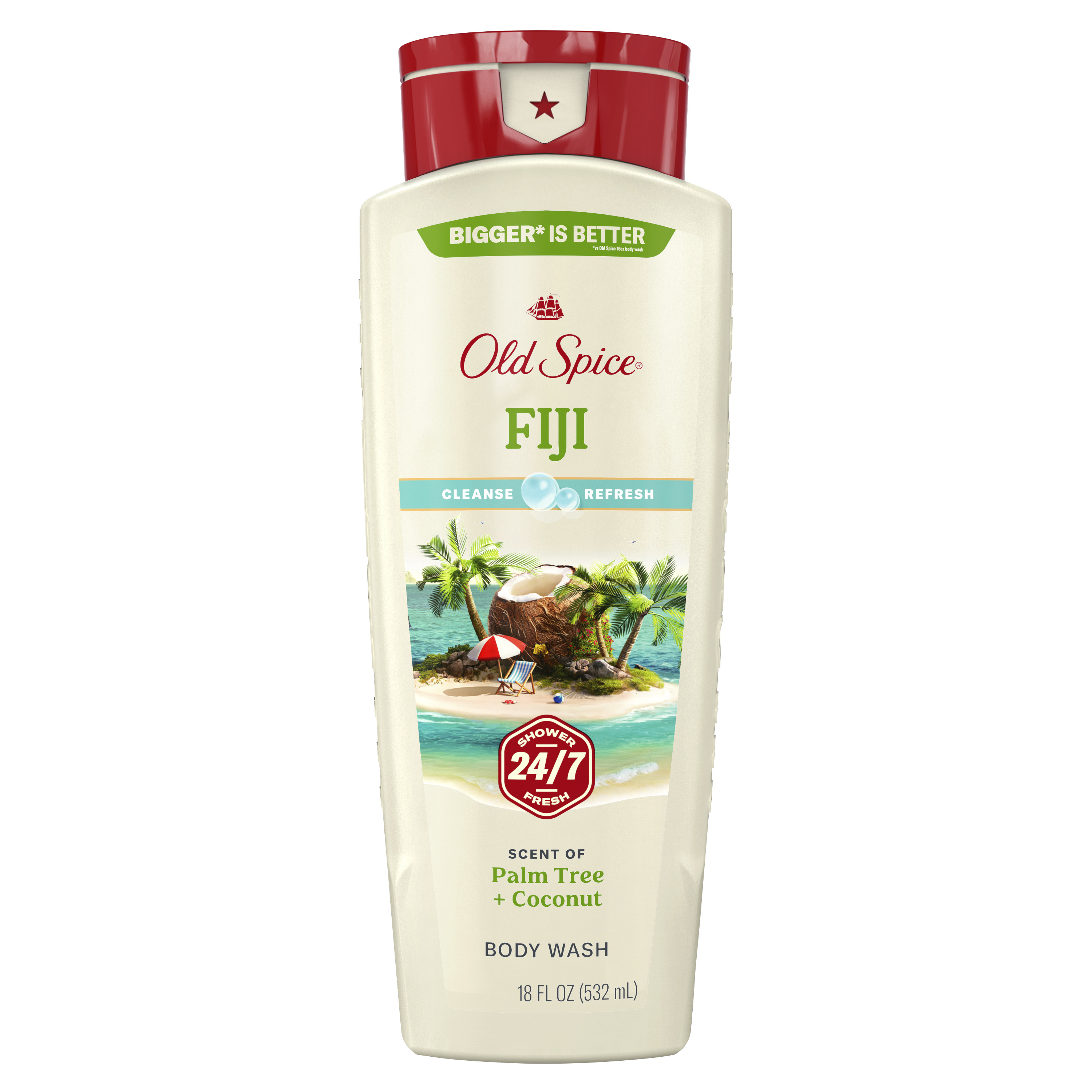Old Spice Men's Body Wash Fiji with Palm Tree, 18 Oz
front