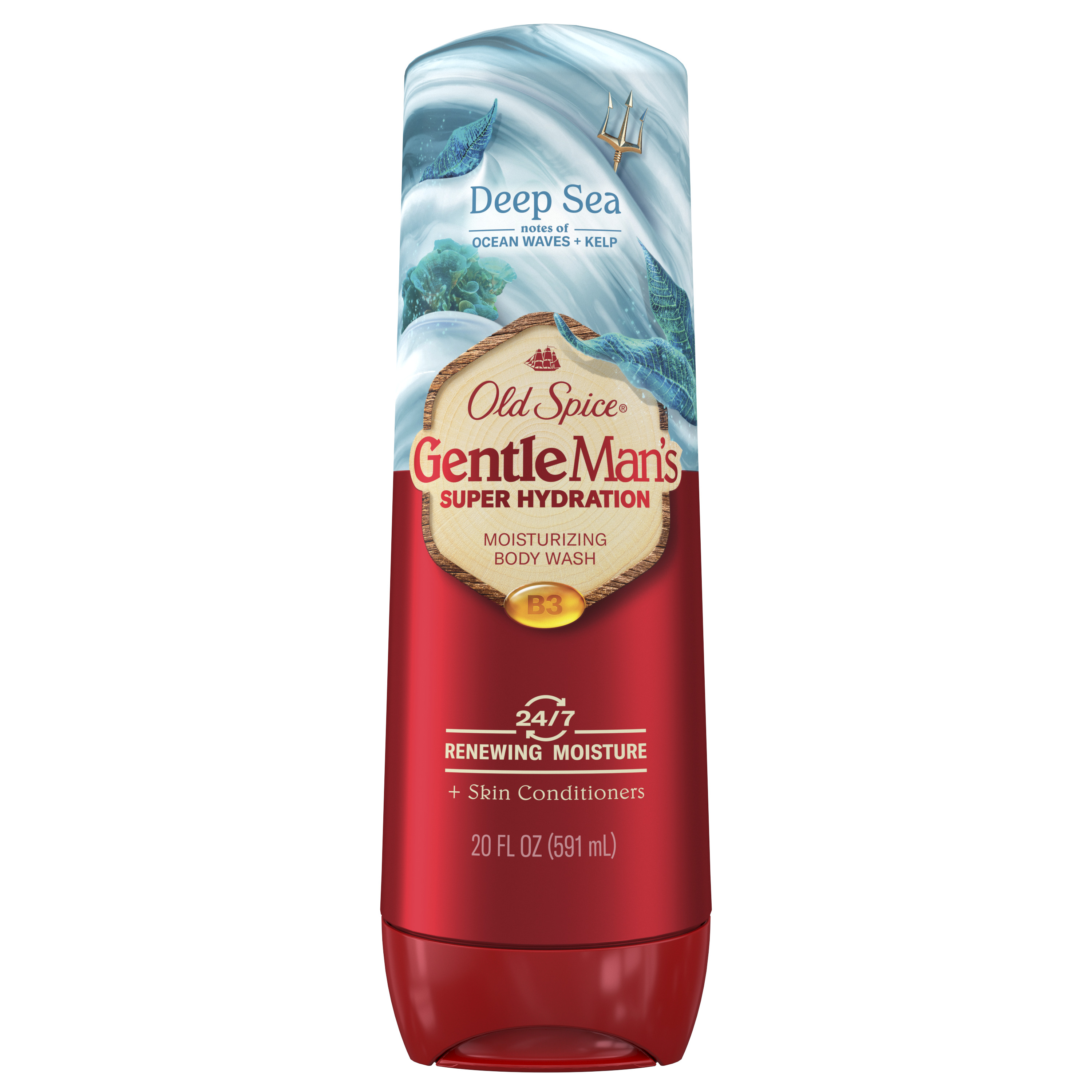 Old Spice Super Hydration Men's Body Wash, Deep Sea