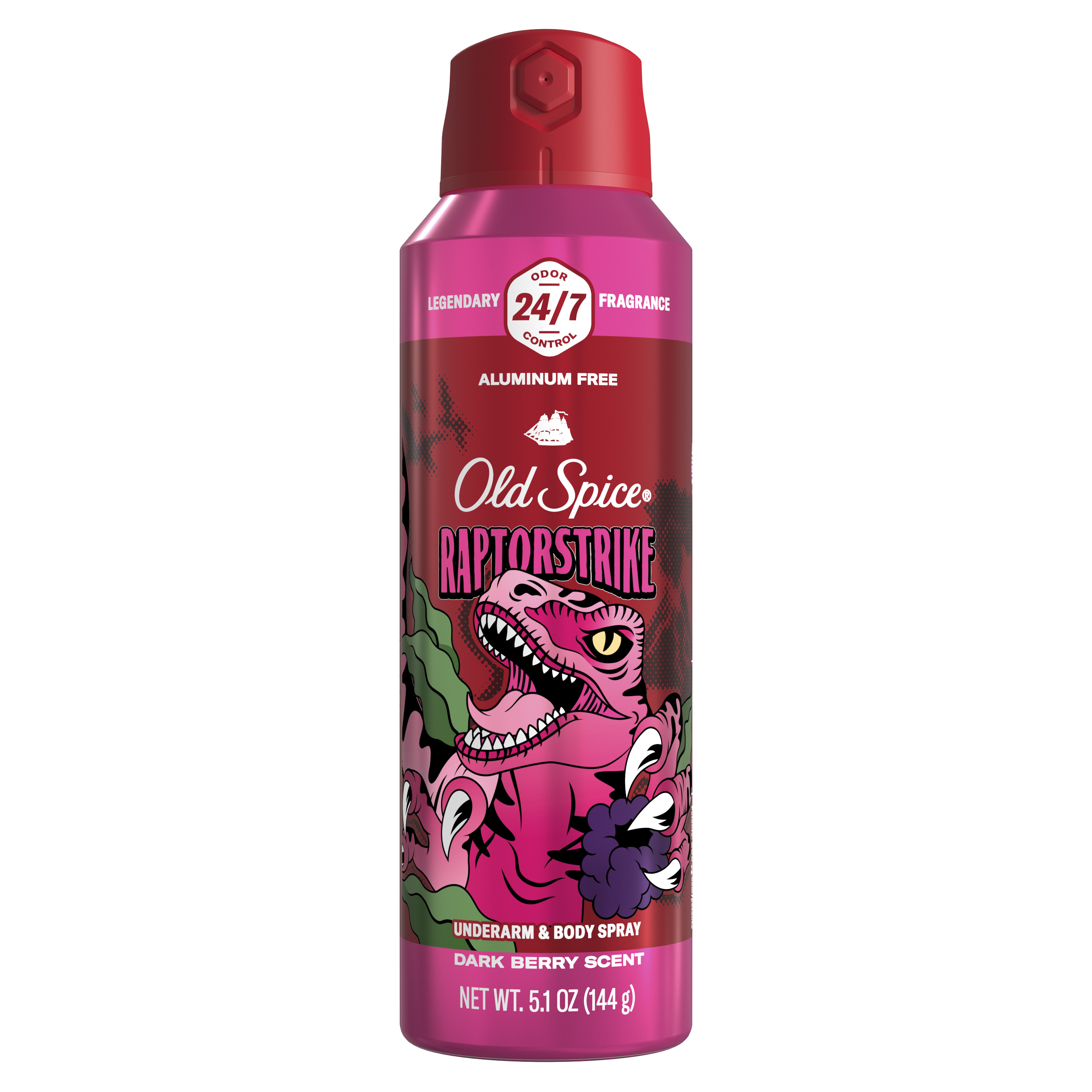 Old Spice Body Spray Deodorant, 24/7 Freshness, Dragonblast, 5.1