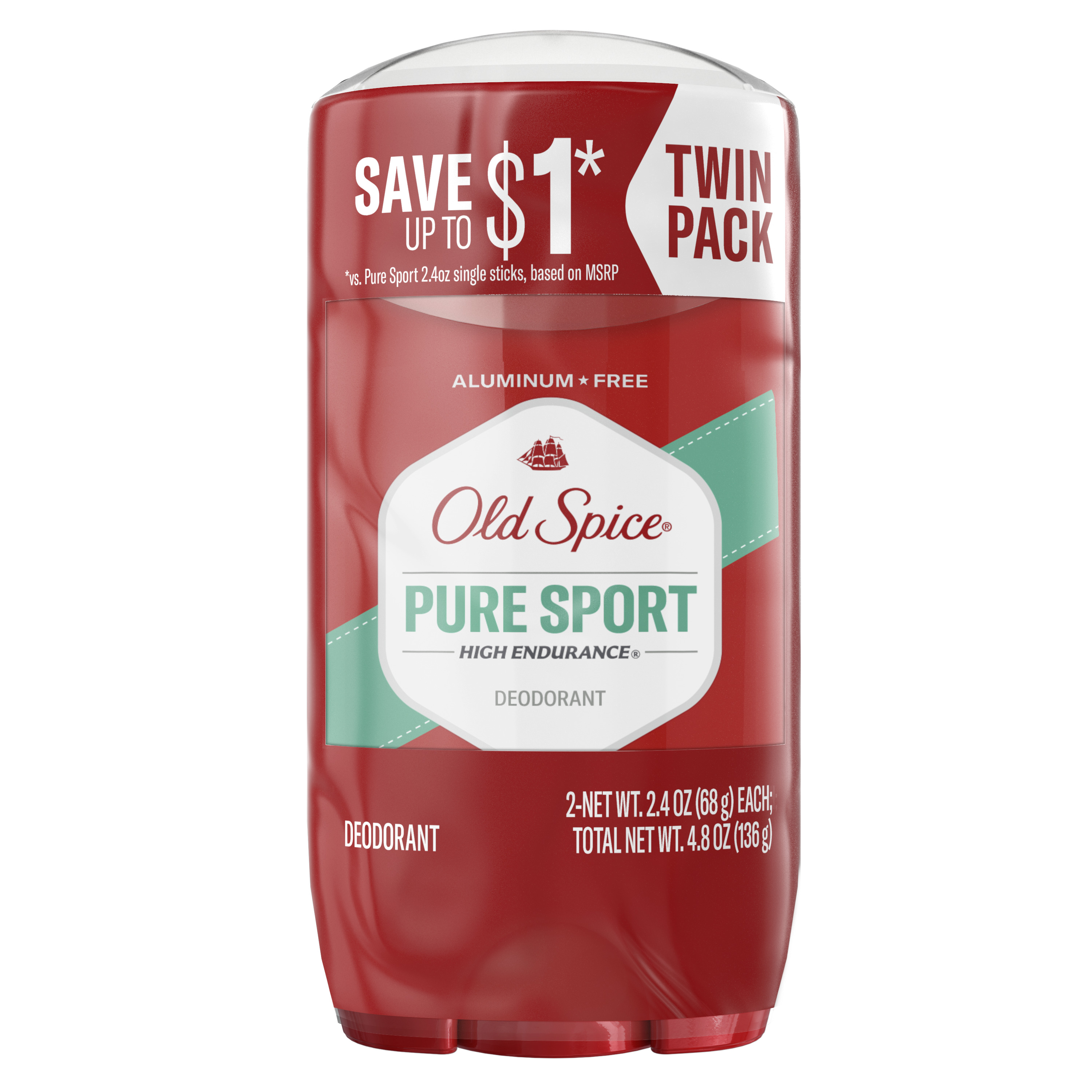 Old Spice High Endurance Deodorant for Men, Aluminum Free