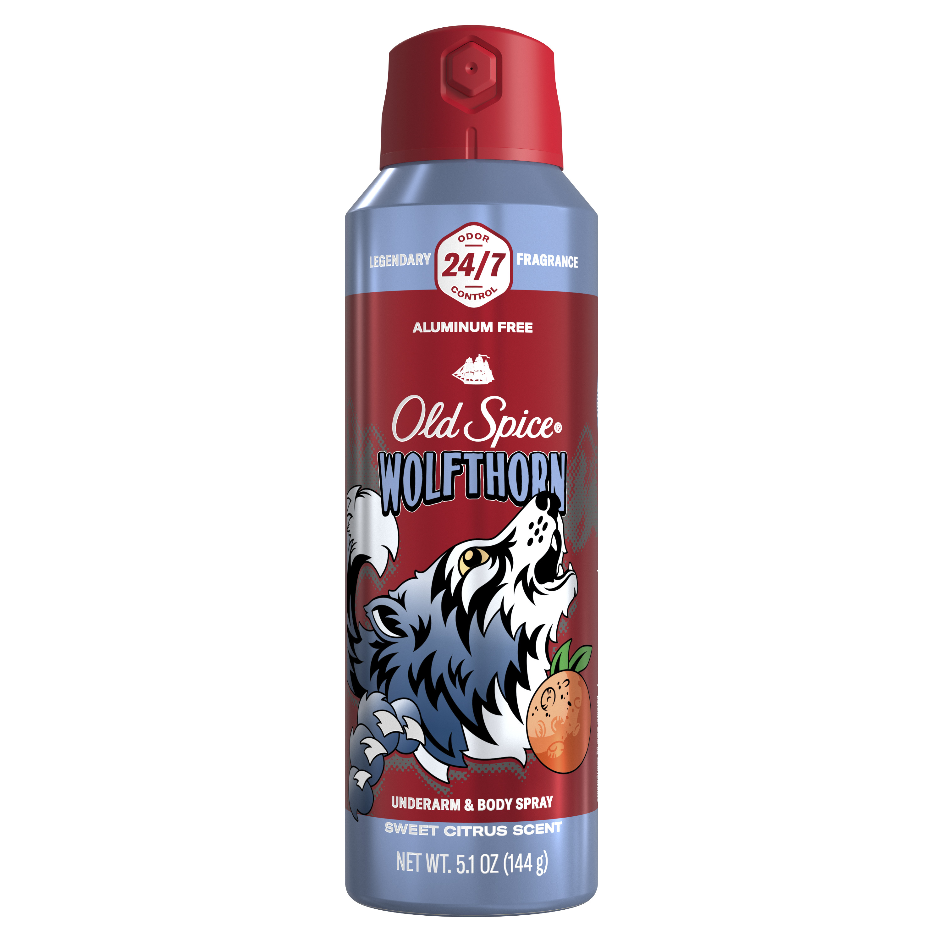 Old Spice Body Spray Deodorant, 24/7 Freshness, Dragonblast, 5.1