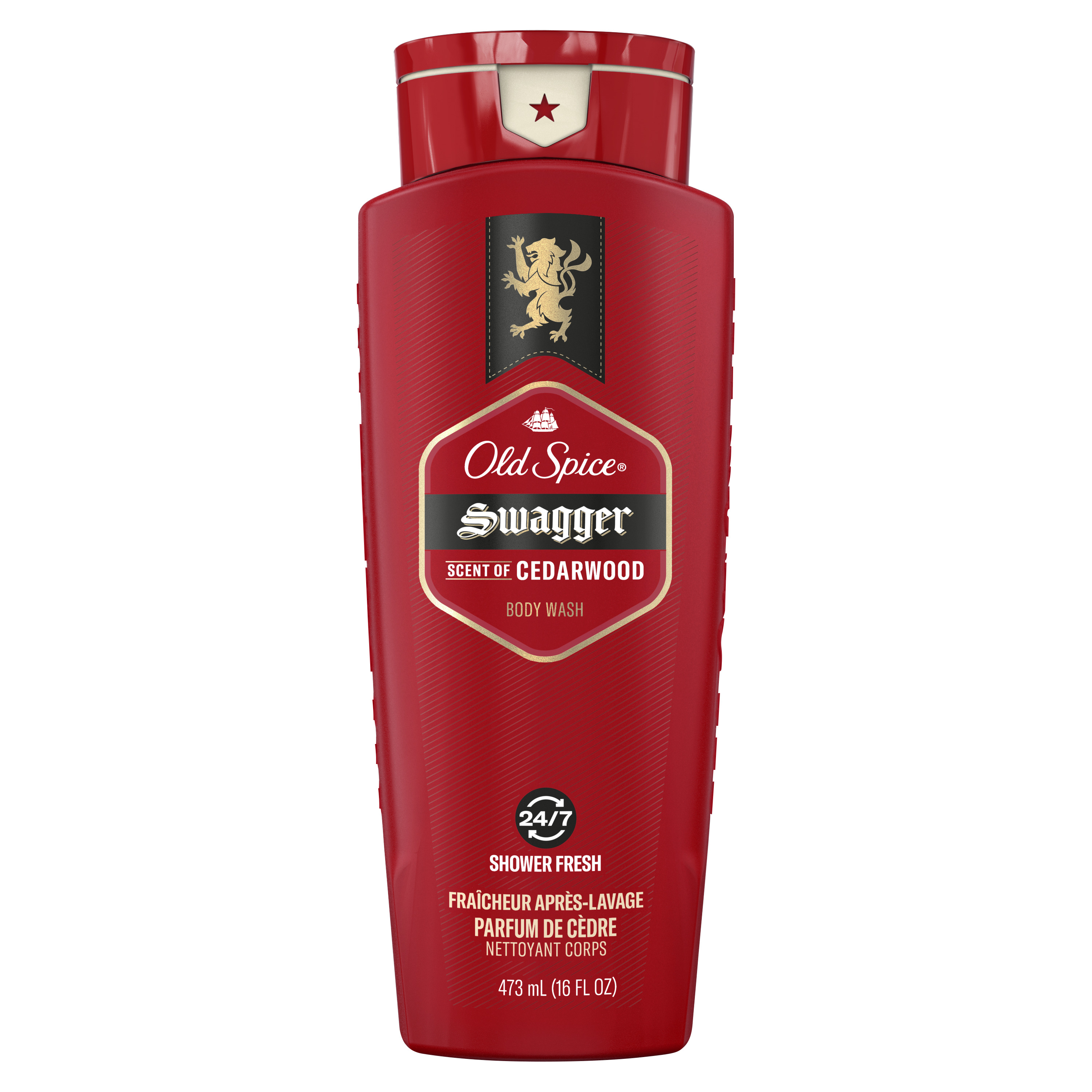 Old Spice Men's Body Wash, Swagger Scent of Confidence, 473 ml (16 fl Oz)