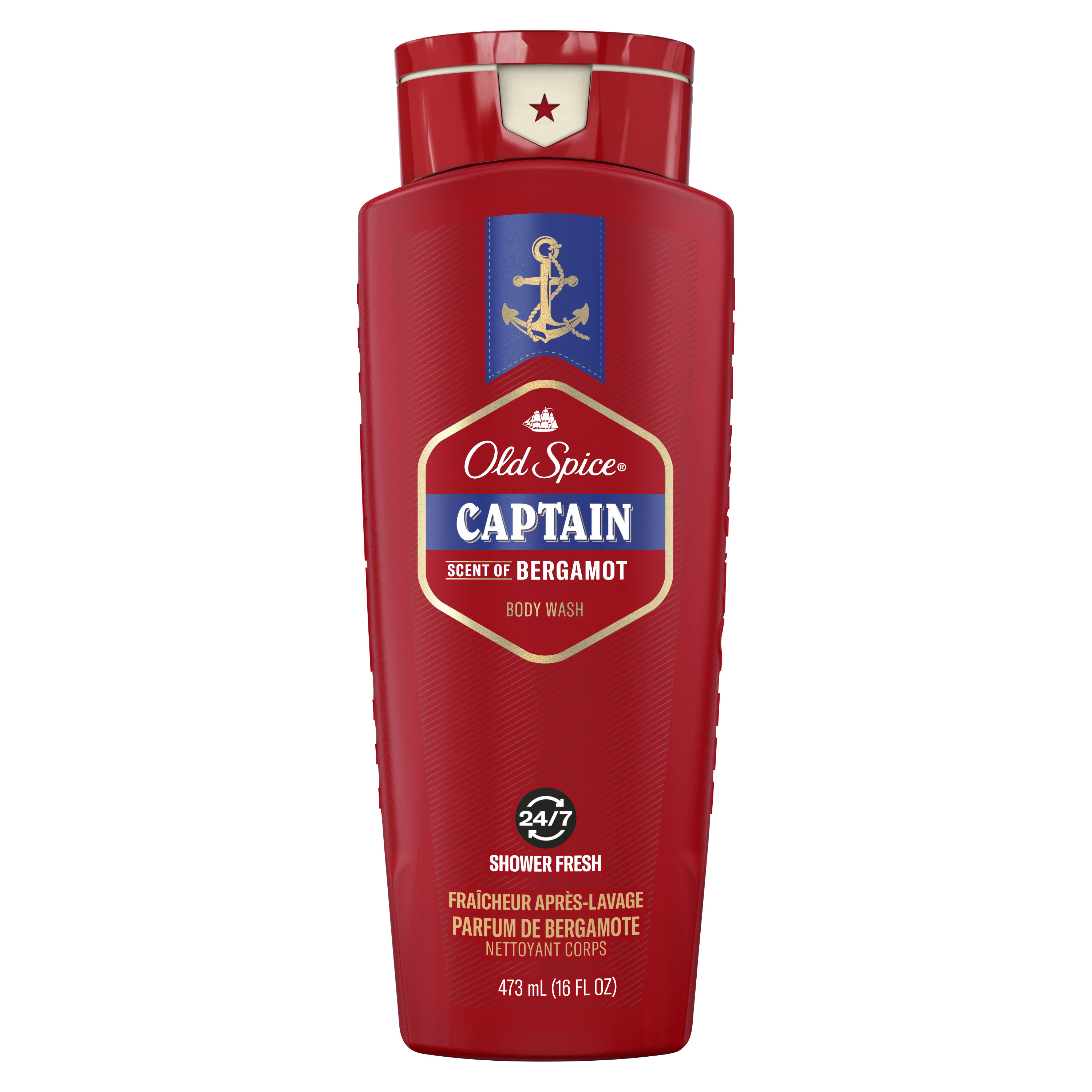 Old Spice Men's Body Wash, Captain Scent, 473ml (16 fl. Oz)