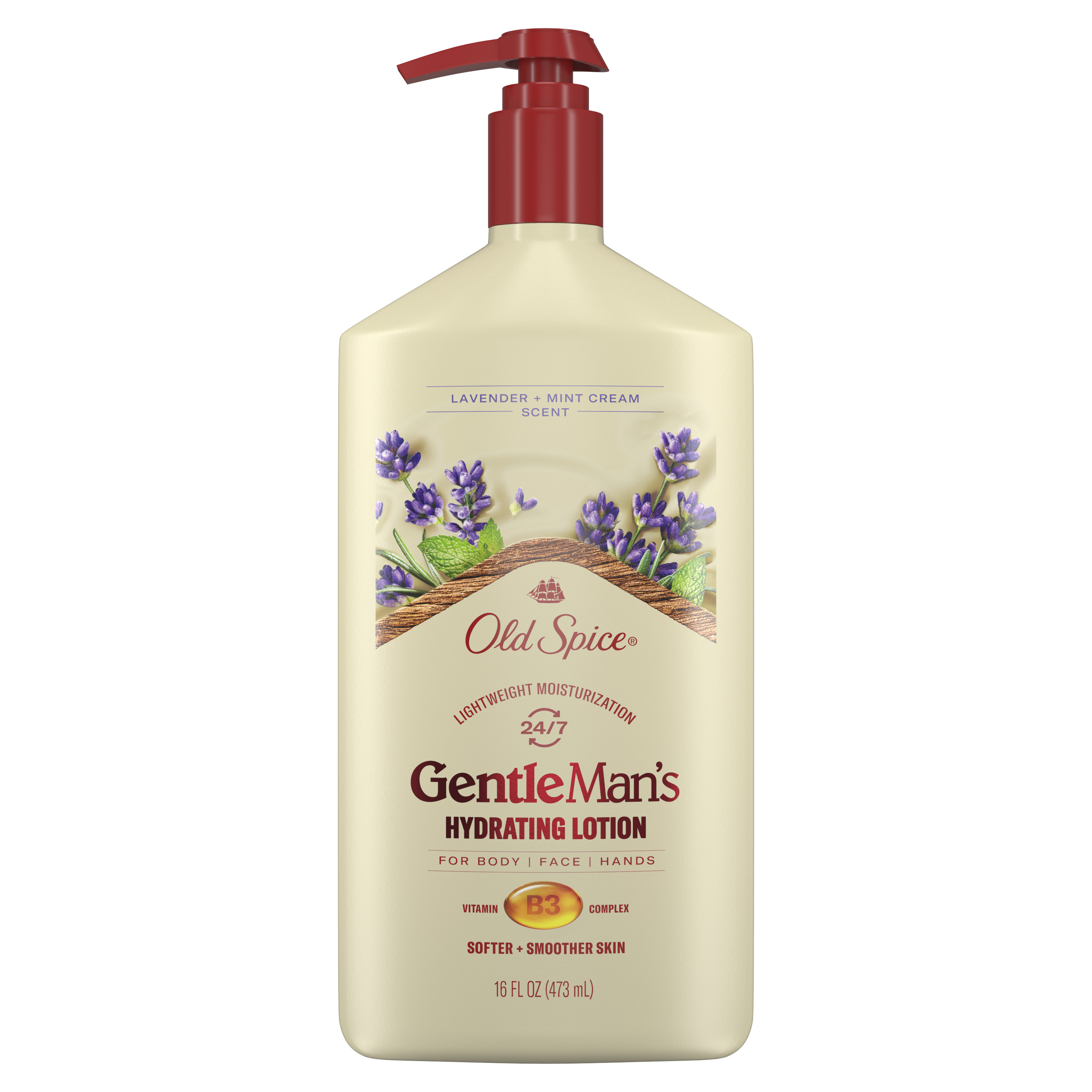 Old Spice Hand and Body Lotion, Lavender and Mint